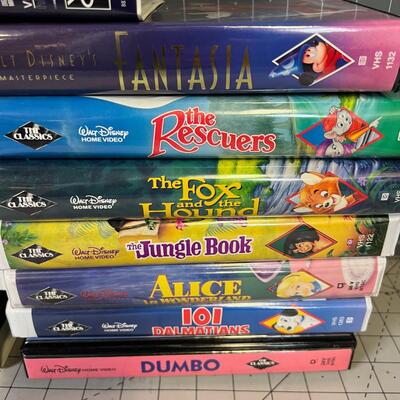 LOT of VHS Disney Tapes, Black Diamond Included