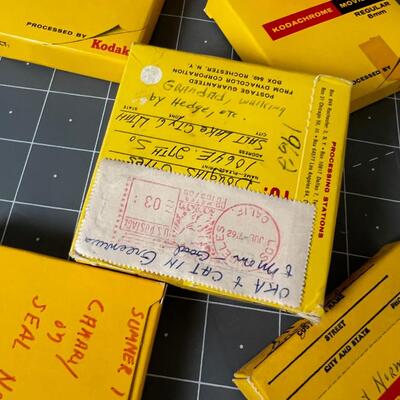 Box full of Home Movies 8mm 