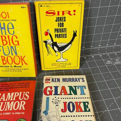 Vintage Joke Books from the 1960's (6 books) 