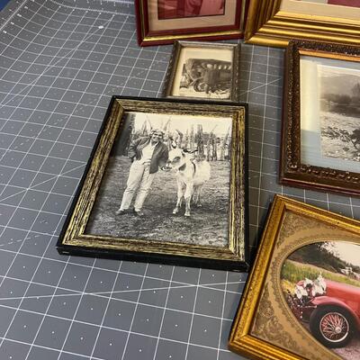 Mixed Lot of Framed Photo's Through the ages
