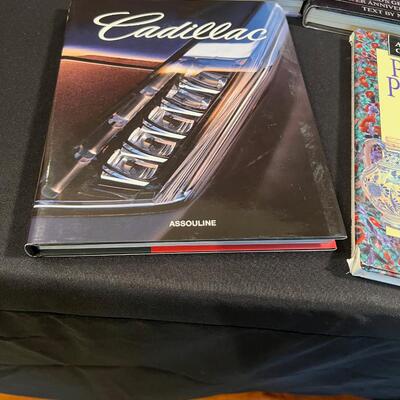 Coffee Table Books: Cadillac, Porcelain, Liz Taylor, (4) 