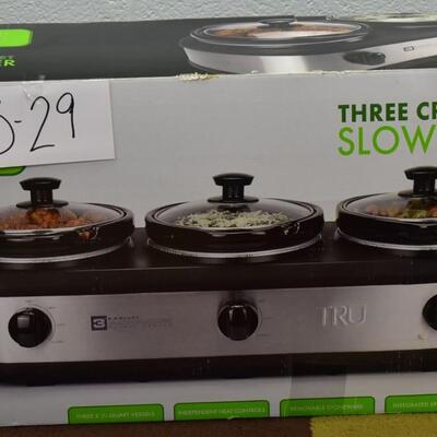 TRU 3 Warmer Slow Cooker