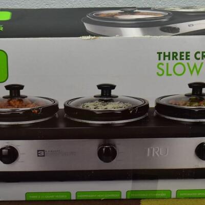 TRU 3 Warmer Slow Cooker