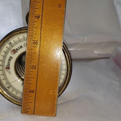 Antique German Aneroid Barometer by Atco 4"