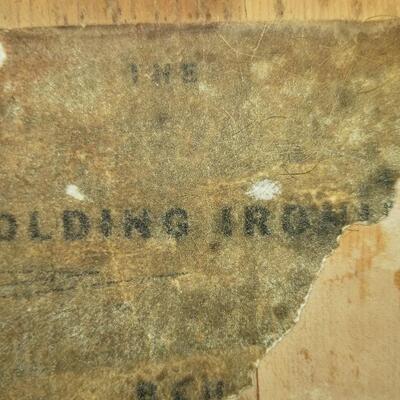 Vintage wood ironing board