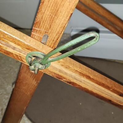 Vintage wood ironing board