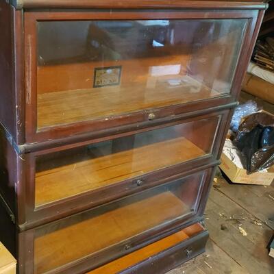 Antique Globe Wernicke Barrister Shelves 3 sections
