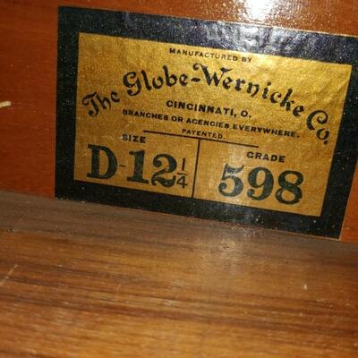 Antique Globe Wernicke Barrister Shelves 3 sections
