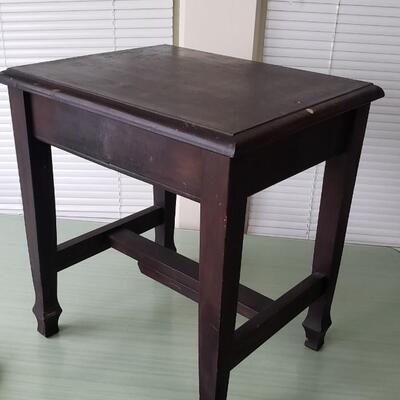 Small table with storage