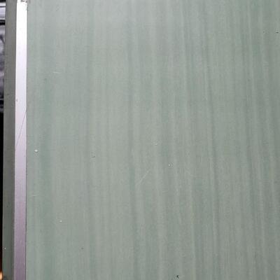Seafoam green vintage metal desk Cole Steel
