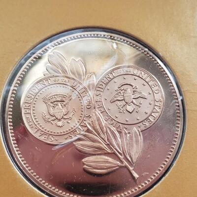 Nixon / Agnew  Commemorative coin Bronze 1970 Franklin Mint