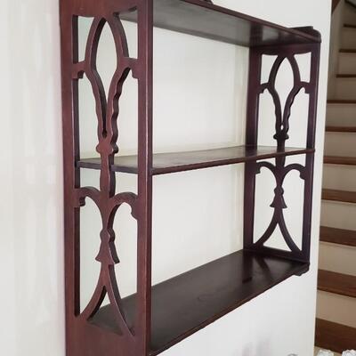 Vintage wood shelf
