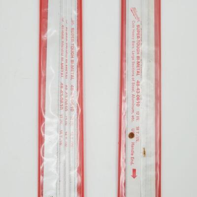 MILWAUKEE 12 & 18 IN HACK SAW BLADES