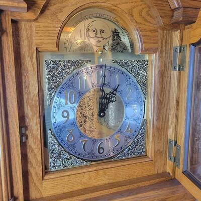 HERMLE BLACK FOREST GRANDMOTHER FLOOR CLOCK