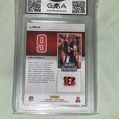 2020 Joe Burrow Rookie GMA  mint 9
