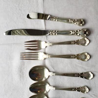 Gorham Sterling "Chantilly" 8 place settings