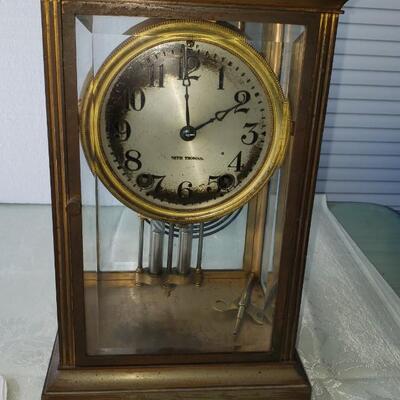 Seth Thomas Mantle Clock crystal Regulator