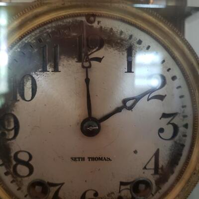 Seth Thomas Mantle Clock crystal Regulator