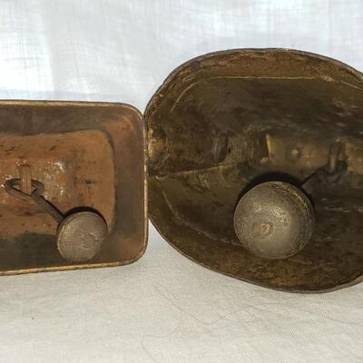 Two antique cowbells
