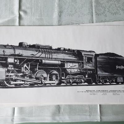 Berkshire Type Freight Engine Train  copyright 1969 Alvin F. Staufer