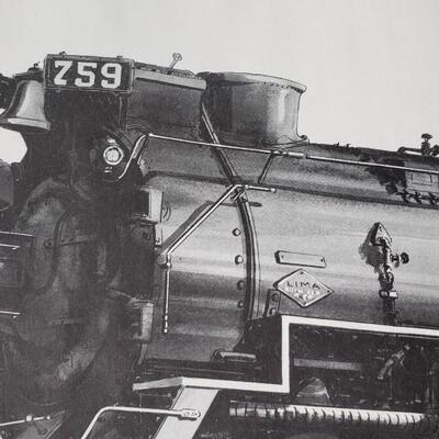 Berkshire Type Freight Engine Train  copyright 1969 Alvin F. Staufer