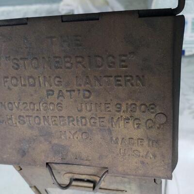 Stonebridge Folding Lantern 1906, 1908 NYC