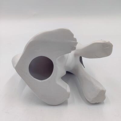 SOUTHWESTERN HOWLING CERAMIC COYOTE DECOR