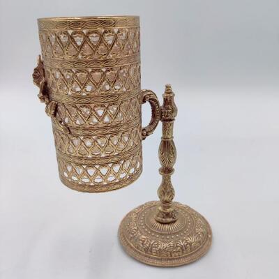 VINTAGE BATHROOM CUP DISPENSER