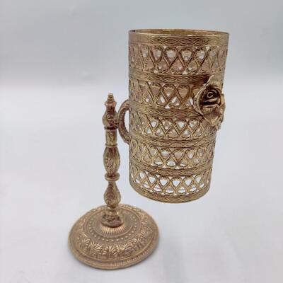 VINTAGE BATHROOM CUP DISPENSER