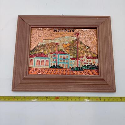 NAFPLIO GREECE METAL WALL DECOR