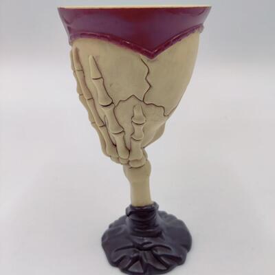 PLASTIC SKULL GOBLET