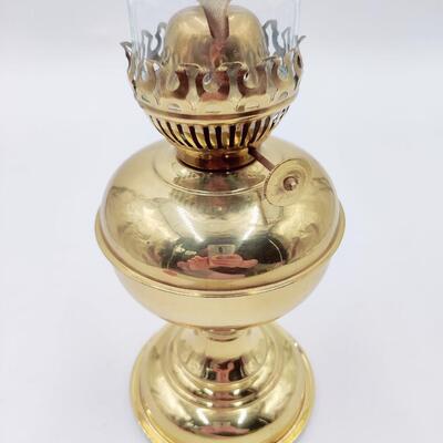 TALL BRASS OIL LAMP