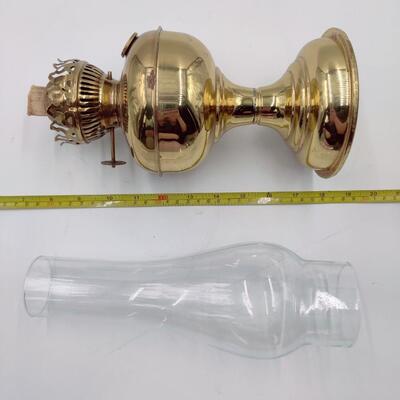 TALL BRASS OIL LAMP