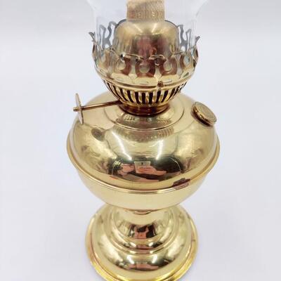 TALL BRASS OIL LAMP