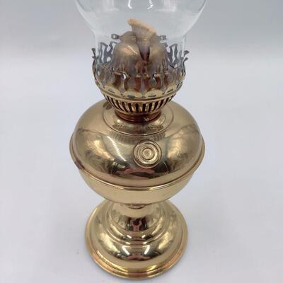 TALL BRASS OIL LAMP