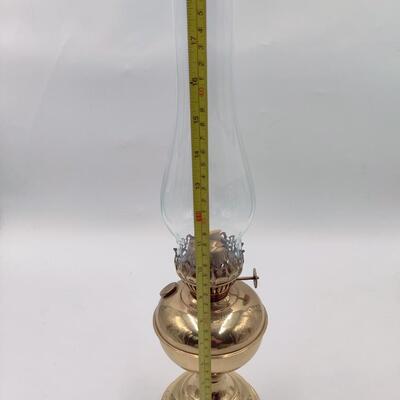 TALL BRASS OIL LAMP