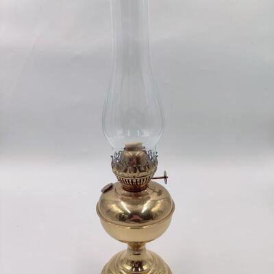 TALL BRASS OIL LAMP