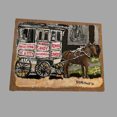 Roman Candy Carriage by Alexis Kroll