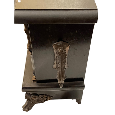 Sessions Mantle Clock with Two Bronze and Marble Compoteâ€™s