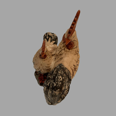 Double Rooster Ceramic Piece