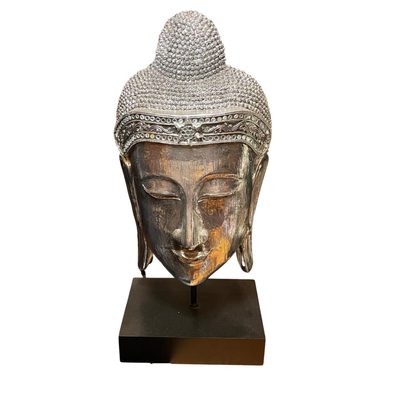 Polystone Meditating Buddha Statue - 22"