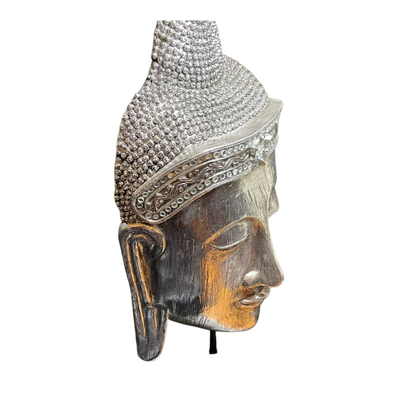 Polystone Meditating Buddha Statue - 22"