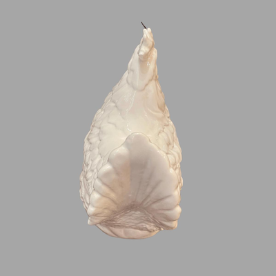 Pretty White Ceramic Hen