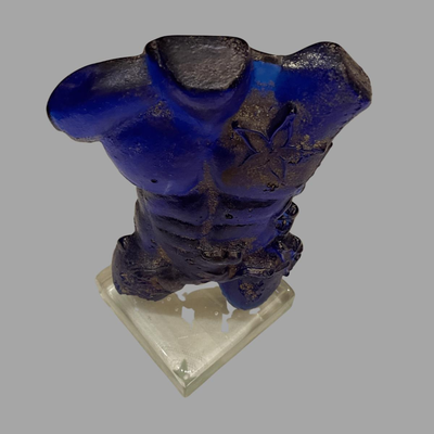 Glass Male Torso by Mitchell Gaudet