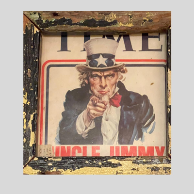 Vintage Time Magazine Uncle Sam Piece