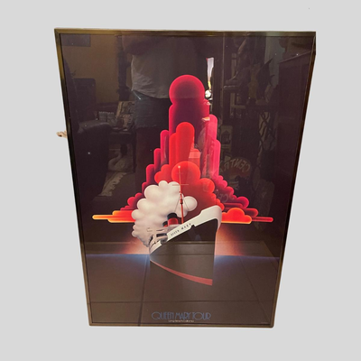 Vintage Framed Print of the Queen Mary