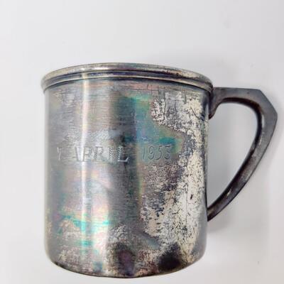 STERLING SILVER 1953 GERALD MARVIN 7TH CAVALRY CUP