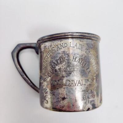 STERLING SILVER 1953 GERALD MARVIN 7TH CAVALRY CUP