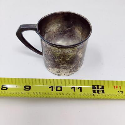 STERLING SILVER 1953 GERALD MARVIN 7TH CAVALRY CUP