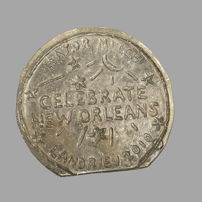 Mitch Landrieu Inauguration Glass Souvenir